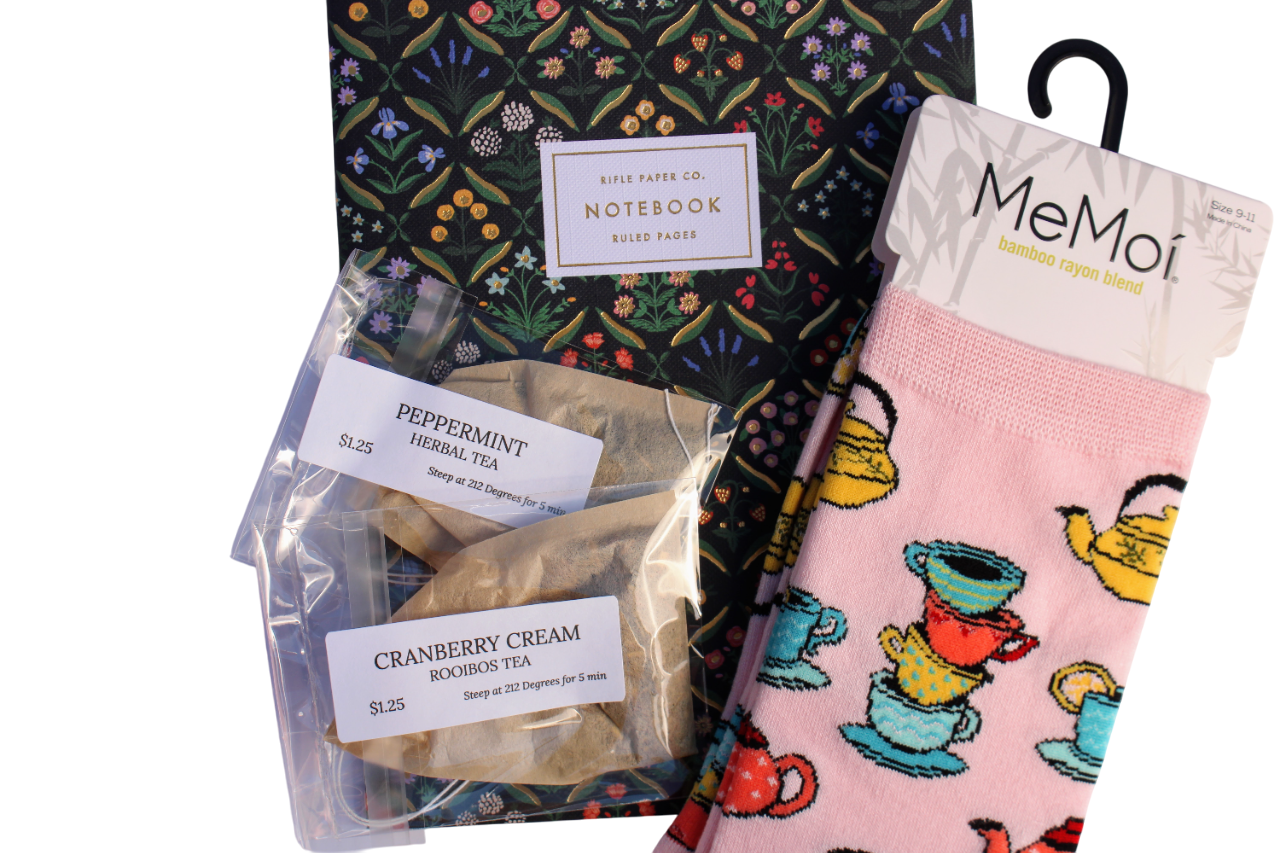 CreativiTEA: Assorted Teas + Journal + Socks