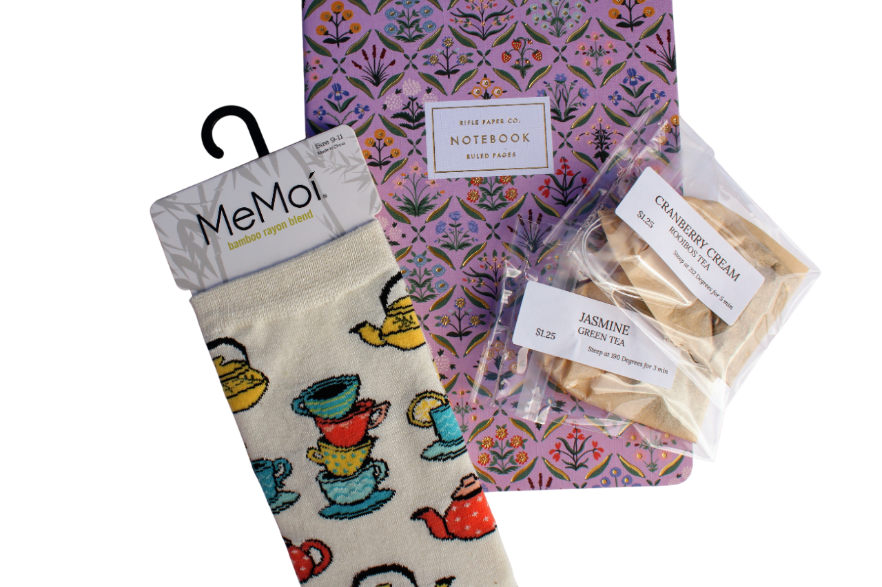 CreativiTEA: Assorted Teas + Journal + Socks