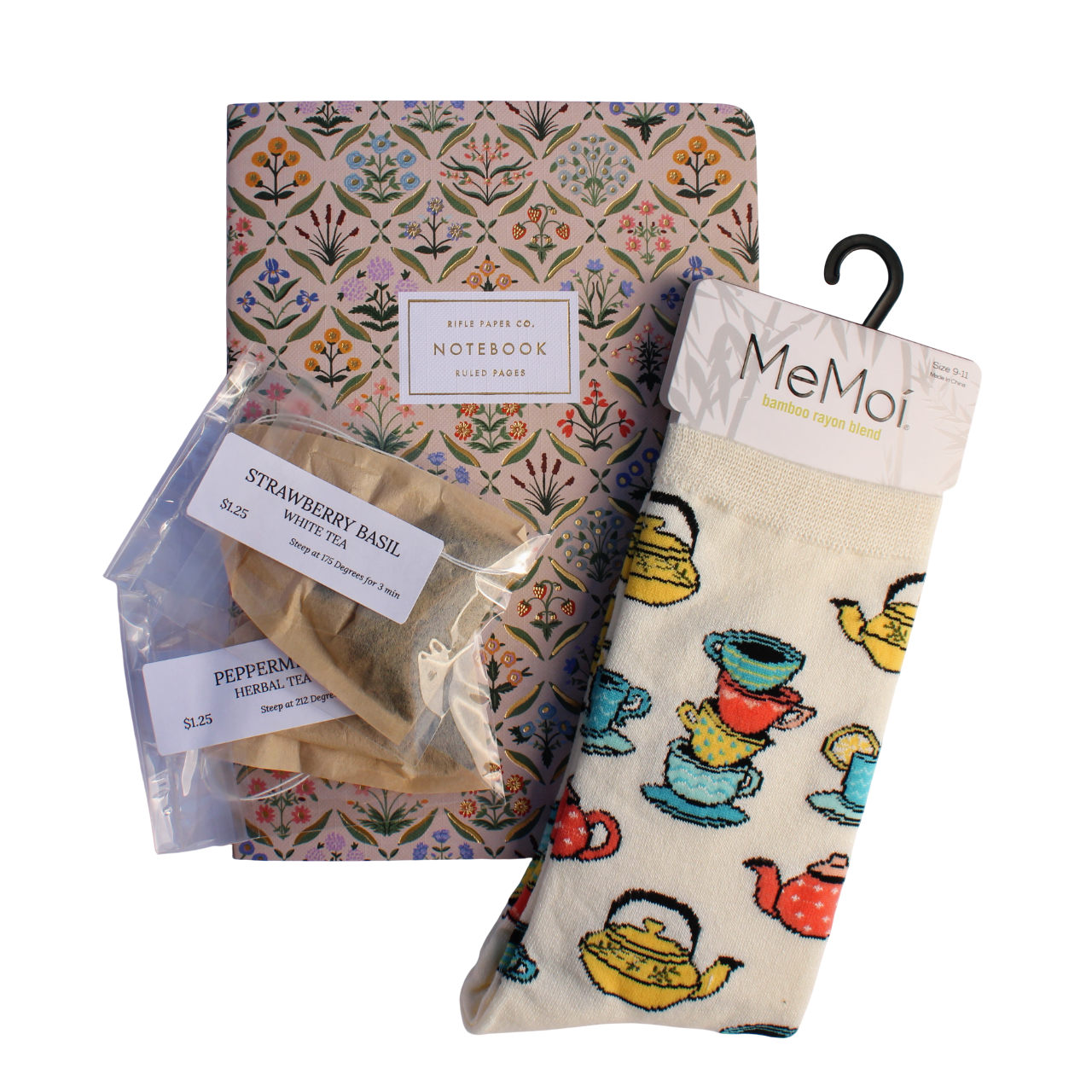 CreativiTEA: Assorted Teas + Journal + Socks